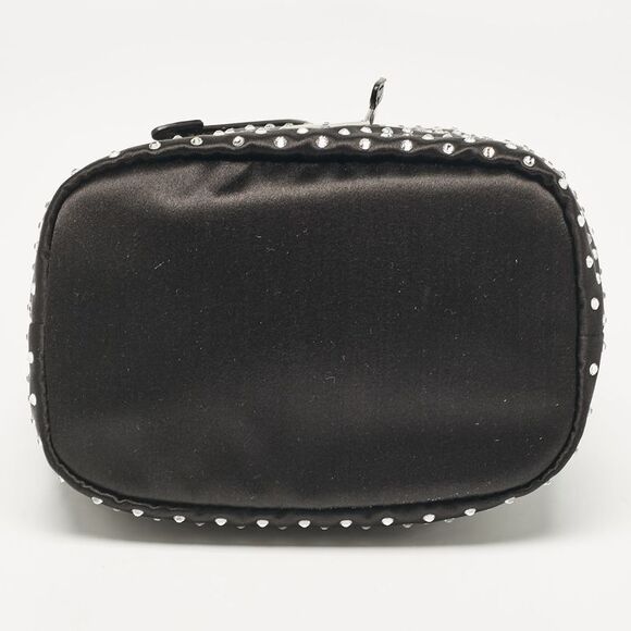 Prada Black Nylon Crystals Embellished Drawstring Pouch - Picture 6 of 7